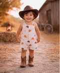 Western / Muslin Shortie Romper
