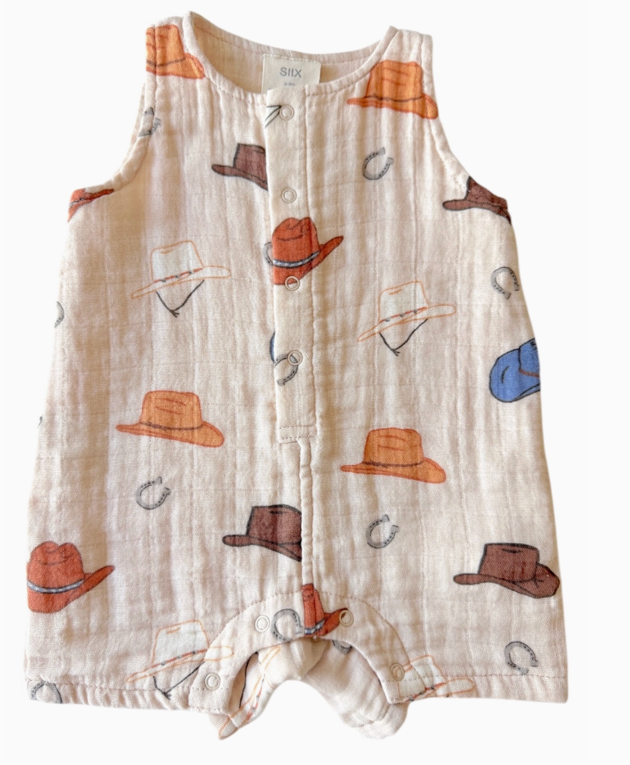 Western / Muslin Shortie Romper